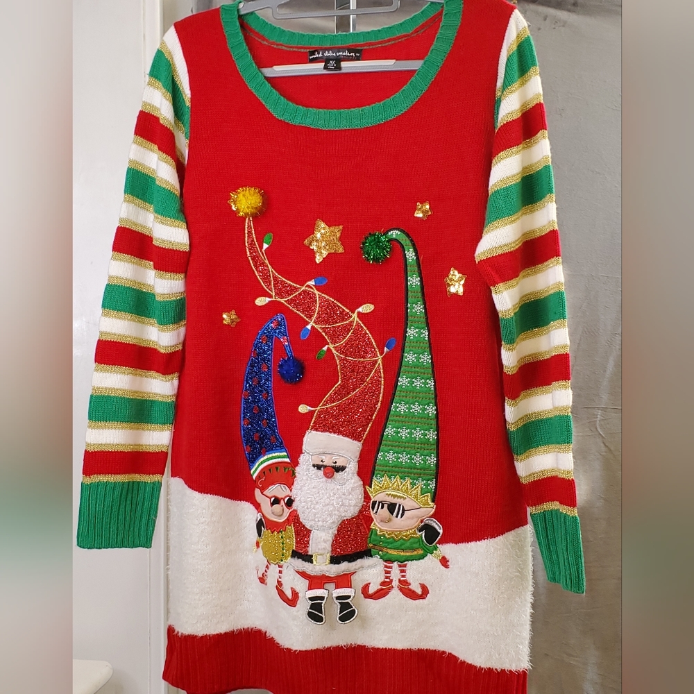 UGLY Christmas Sweater : Elf themed